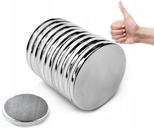 NEODYMOVÉ MAGNETY 5x1 mm 10 kusov SILNÝ MAGNET okrúhleho valca