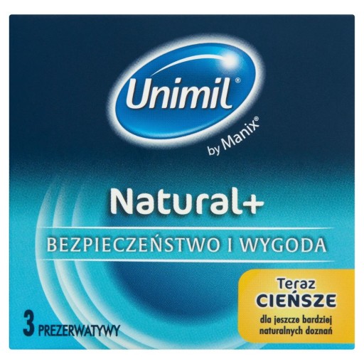 UNIMIL BOX 3 NATURAL+ kondómy