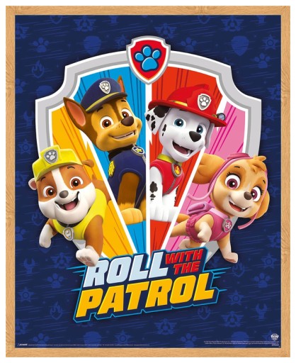 Plagát Paw Patrol pre deti 40x50 cm na stenu
