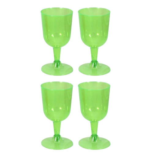 OPÄTOVNE POUŽITEĽNÉ PLASTOVÉ POHÁRE NA VÍNO 160ml 4x