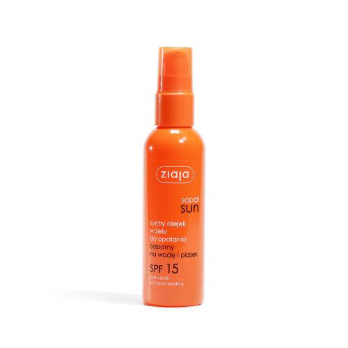 ZIAJA SOPOT SUN Suchý olejový gél SPF15 UVA+UVB