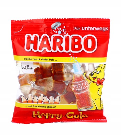 HARIBO Fruit Jelly Bears Happy Cola 100g DE