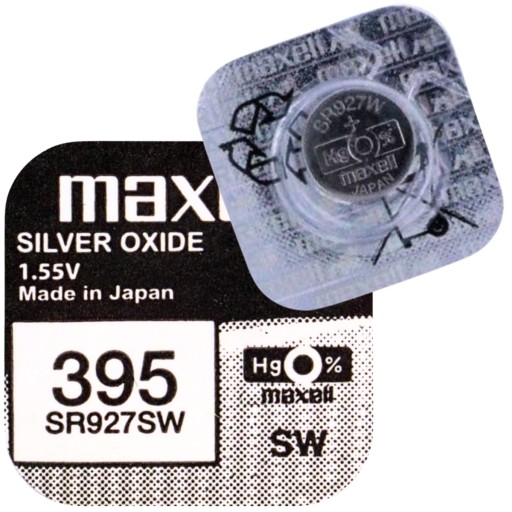 Batéria SR927SW 395 pre hodinky MAXELL Silver Button 1 kus Originál