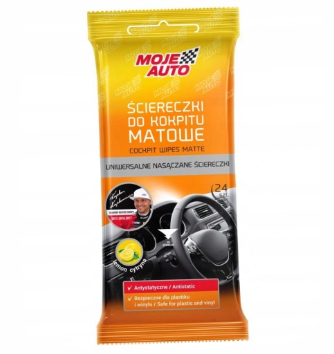 STAROSTLIVOSŤ O KOKPITU ČISTIACE Utierky MATTE MY CAR