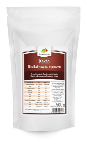 KAKAOVÝ prášok, nealkalizovaný NATURAL 500g