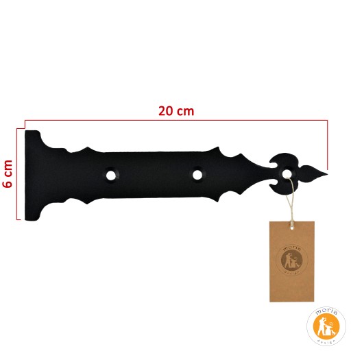 Kovaný dekoratívny pant 20 cm A-28