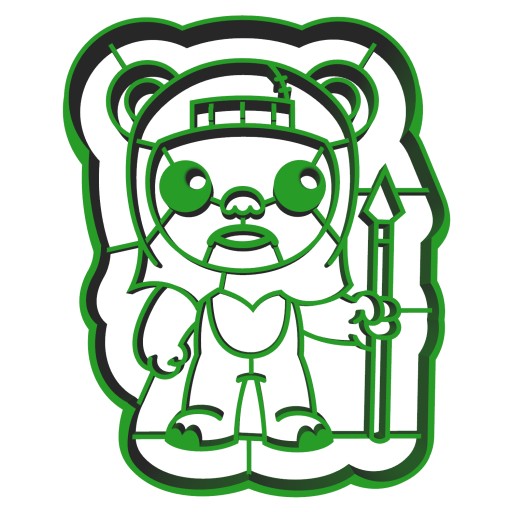 Vykrajovač na sušienky Star Wars Star Wars Ewok
