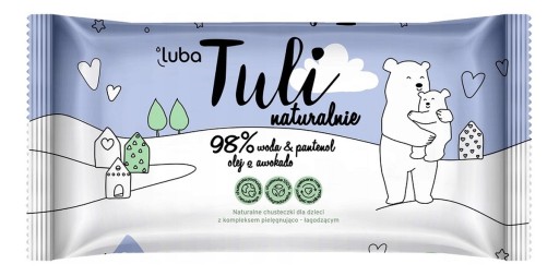 Luba Tuli Detské obrúsky 98% 50 ks