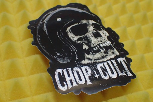 CHOP CULT CHOPPER NÁLEPKA HARLEY 9,9 x 9,6 cm