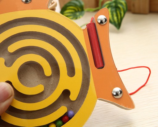Edukačná hra Żabka bludisko s magnetickou guľou