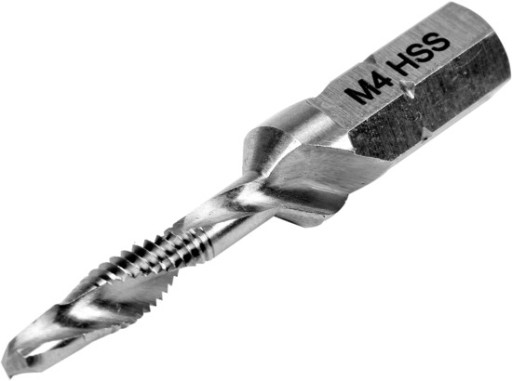 VŔTAČKA NA VŔTAČKY YATO M4 0,7 mm HEX 1/4 OCEL HSS