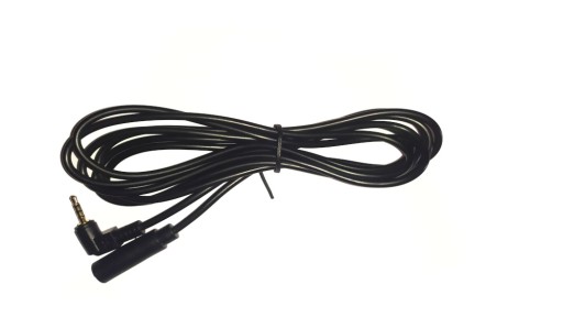 JACK predlžovací kábel 2,5mm 4 póly 90 stupňov 1 meter