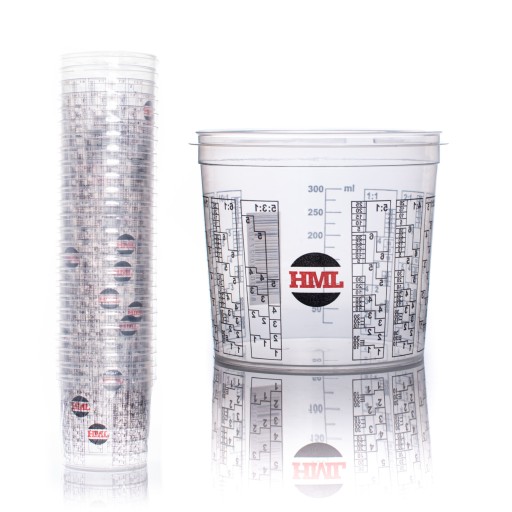 Maliarsky hrnček s odmerkou 385ml HML