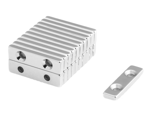 NEODYMOVÝ MAGNET 40x10x4 mm NA SKRUT