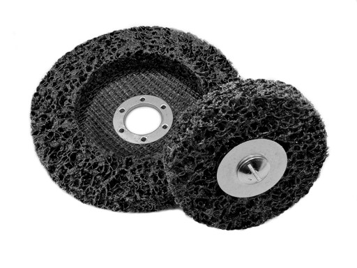Extra hrubá netkaná textília Włosy Negro 125 x 22,2 mm + 75 mm