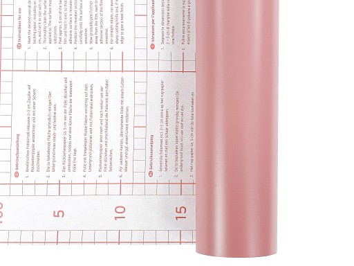 Nábytková dyha matná ružová, fólia na nábytok, skrine, 45 cm