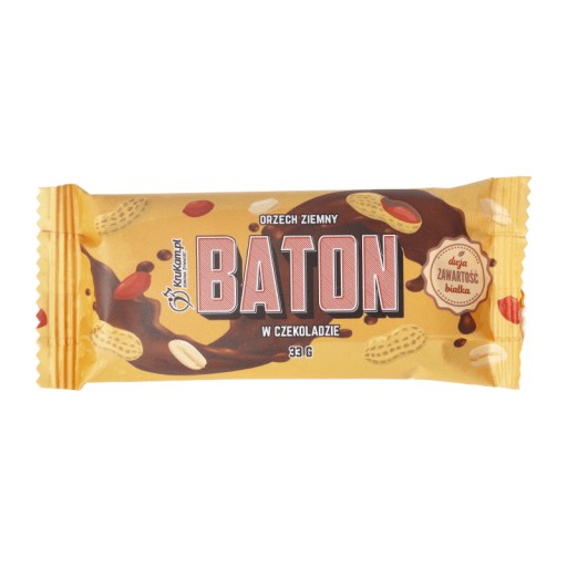 Proteínová tyčinka KruKam Date Bar s arašidmi v čokoláde