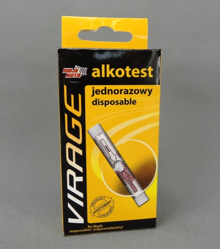 MY CAR - BREATHALIZER - JEDNORÁZOVÝ BREATHLAZER - 1 ks