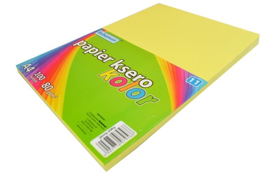 A4 100K KOPÍROVACÍ PAPIER, ŽLTÝ