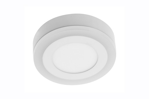 GTV Twins LED stropné svietidlo 9W 640lm 4000K biela Ø14,7cm