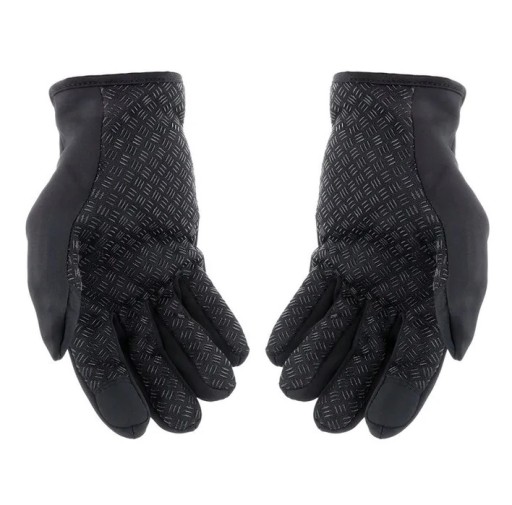 PÁNSKE RUKAVICE Teplé BLACK TOUCH Cyklistika Šport Pohodlná kvalita