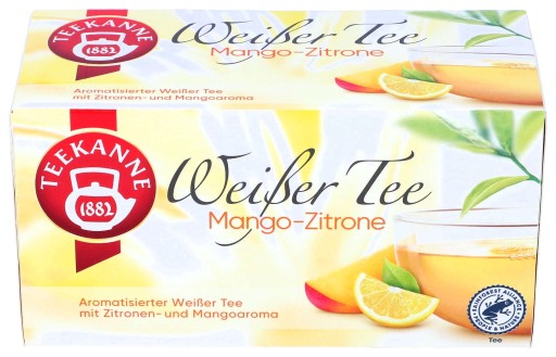 Teekanne Lemon Mango biely čaj 20 sáčkov 25g DE