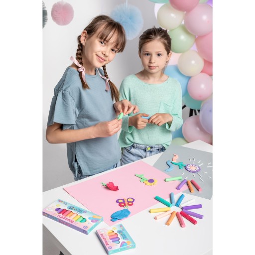 PASTEL PLASTELINE COLORINO 12 FARIEB okrúhle