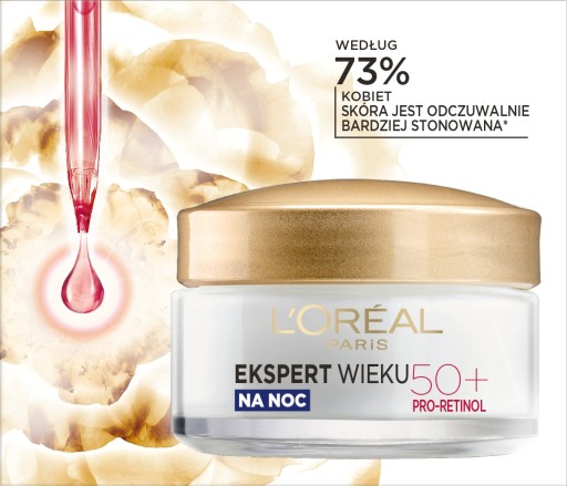 Loreal Age Expert 50+ spevňujúci krém proti vráskam na noc