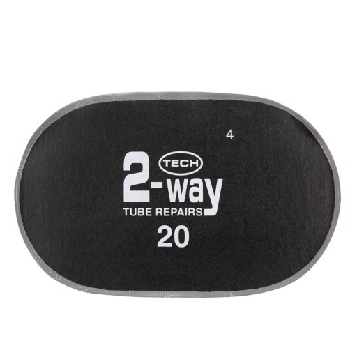 Záplata oválna trubica 2-cestná T-20BK 160x100mm TECH