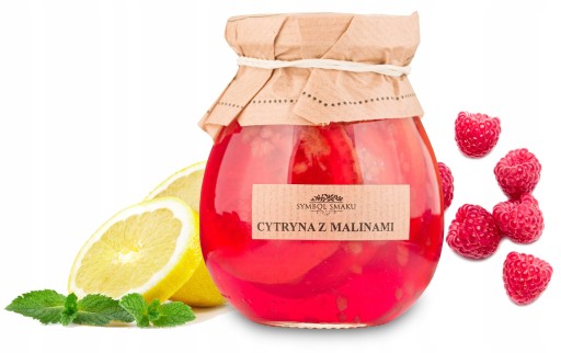 CITRÓNY V SIRUPE S MALINAMI PRÍRODNÉ CITRÓNY
