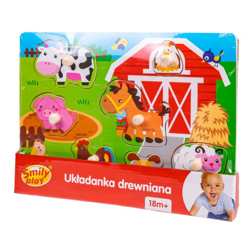 VZDELÁVACIE DREVENÉ FARMA COUNTRY HÁDANKA S RÚČKAMI
