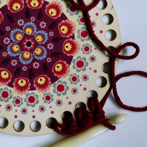Základňa košíka, kruh, UV potlač, MNOHÉ VZORY, 17 cm