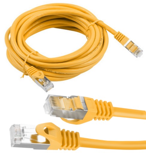 ETHERNET internet sieťový kábel kat 6 FTP RJ45 3m Krútený pár Orange
