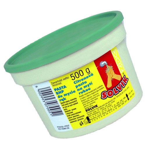 SOLVIK BHP piesková pasta 0,5 kg - efektívne umývanie rúk, hydratuje