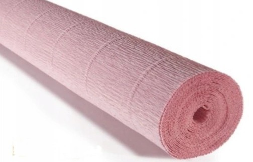 Krepový papier Taliansky krep 180 g krepovaný hodvábny papier č.20E1 ružovo-sivý
