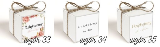 Darček vďaky Wedding 2 PERS fondán. VZORKY