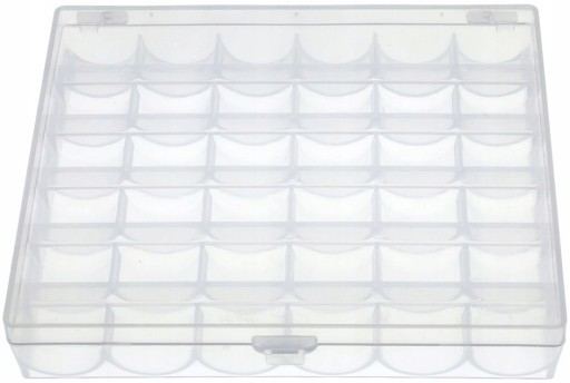 Organizér box kontajner 36 priehradiek 275x175x46 36 priehradiek prázdnych