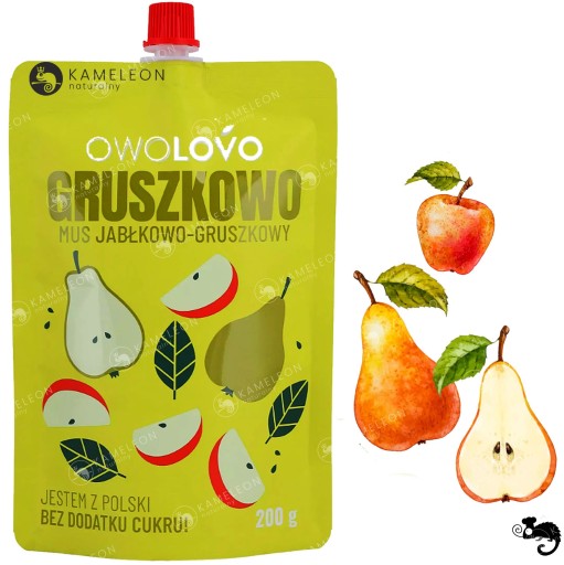 OWOLOVO HRUŠKOVÝ BALÍČEK 3x HRUŠKOVÁ MUSSE 2x SMOOTHIE 1x ŠŤAVA do 1,35KG!