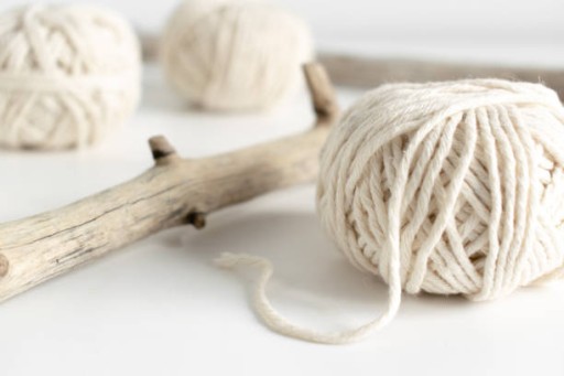 Prírodná bavlnená šnúra Macrame 100m 5mm