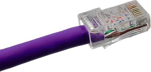 ZÁSTRČKA RJ45, CAT.6 UTP 8P8C, ZLATÁ INTERNETOVÁ ZÁSTRČKA, 10 KS.