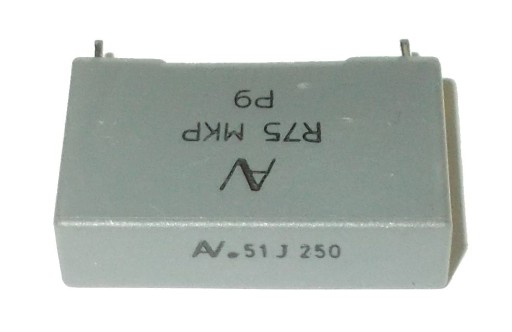 KONDENZÁTOR MKP 510nF 0,51uF 0,51 250V __ 10ks