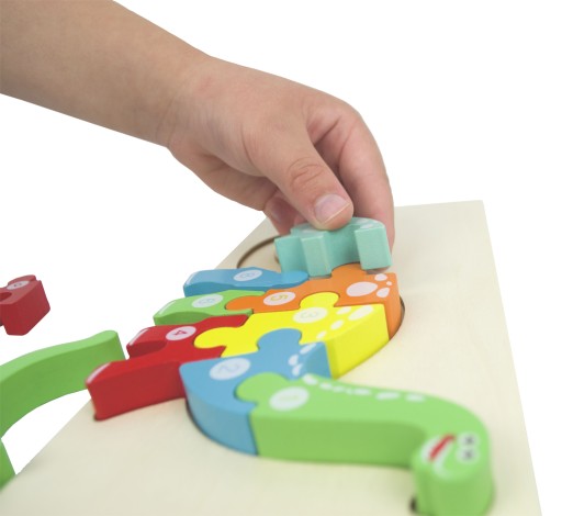 DREVENÉ PUZZLE 3D PUZZLE DINOSAUR DIPLODOC