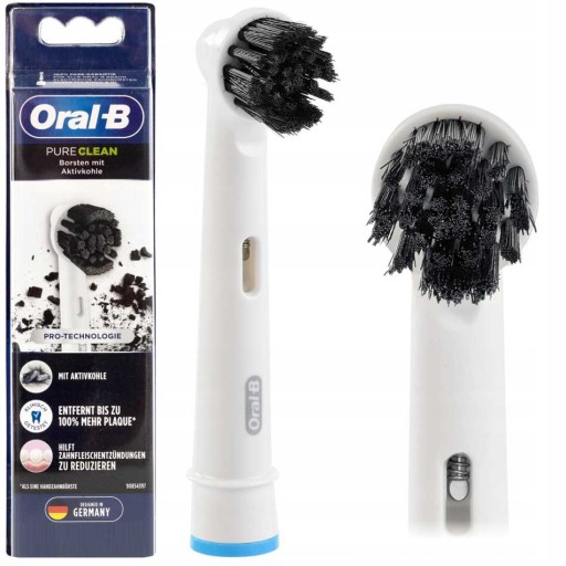 1x KEFKOVÁ HLAVA ORAL-B PURE CLEAN AKTIVÁTNE UHLIE ORIGINÁL