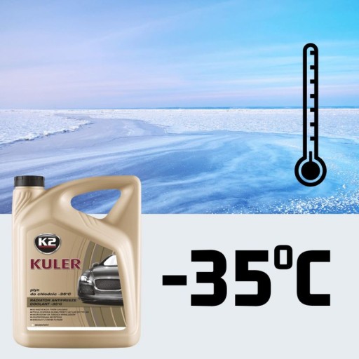 K2 KULER DLHÁ ŽIVOTNOSŤ ZELENÁ 1 L KVAPALINA RADIÁTOR
