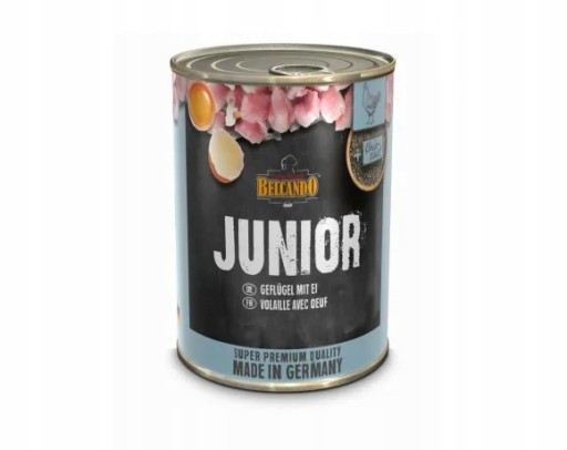 Belcando Junior Hydina s vajcom 400g BEZOBILNÉ mokré krmivo pre šteňatá