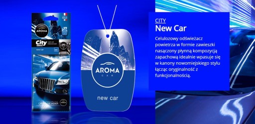 AROMA CITY PRÍvesok do auta, NOVÁ VÔŇA DO AUTA