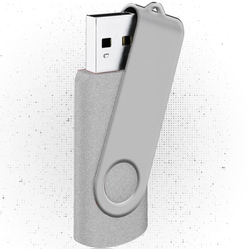 PENDRIVE MEMORY 2 GB USB TWISTER MEMORY MEDIA 2.0 – FIALOVÁ