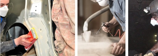 PROTIPRACHOVÁ MASKA S DIAMANTOVENTILOM 5 KS