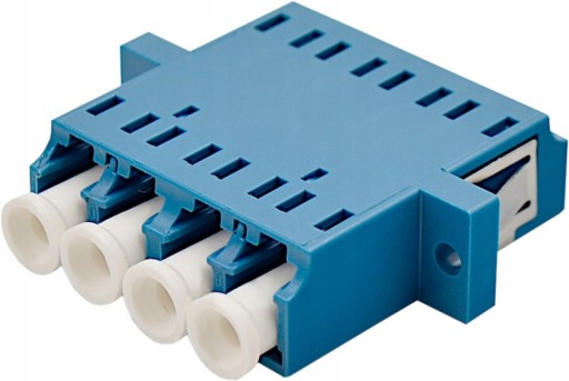 Jednorežimový LC/UPC quad FTTH optický adaptér