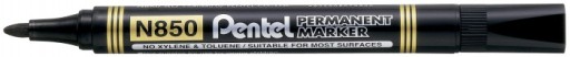 ZNAČOVAČ PENTEL N850 ČIERNY okrúhly PERMANENT NA KOV, SKLO UNIVERZÁL